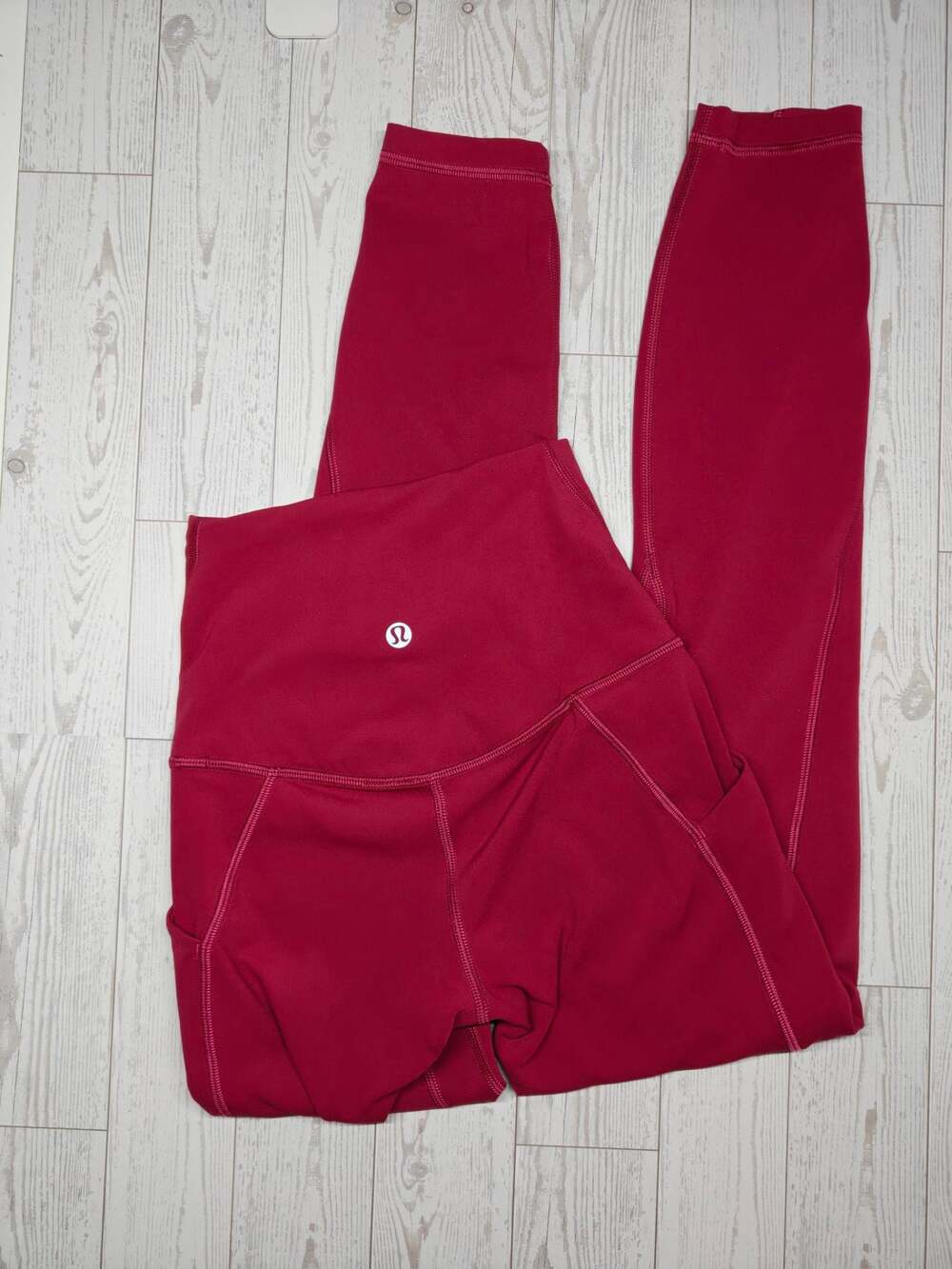 Lululemon Align High-Rise Pant with Pockets in Pomegranate, Size 0